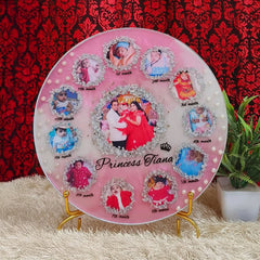 12 month Baby Photo Preserve Resin Art