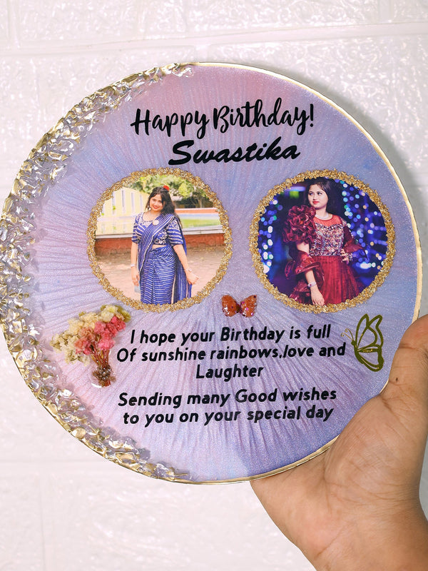 Handcrafted Resin  Art – Customise For Birthday or Anniversary